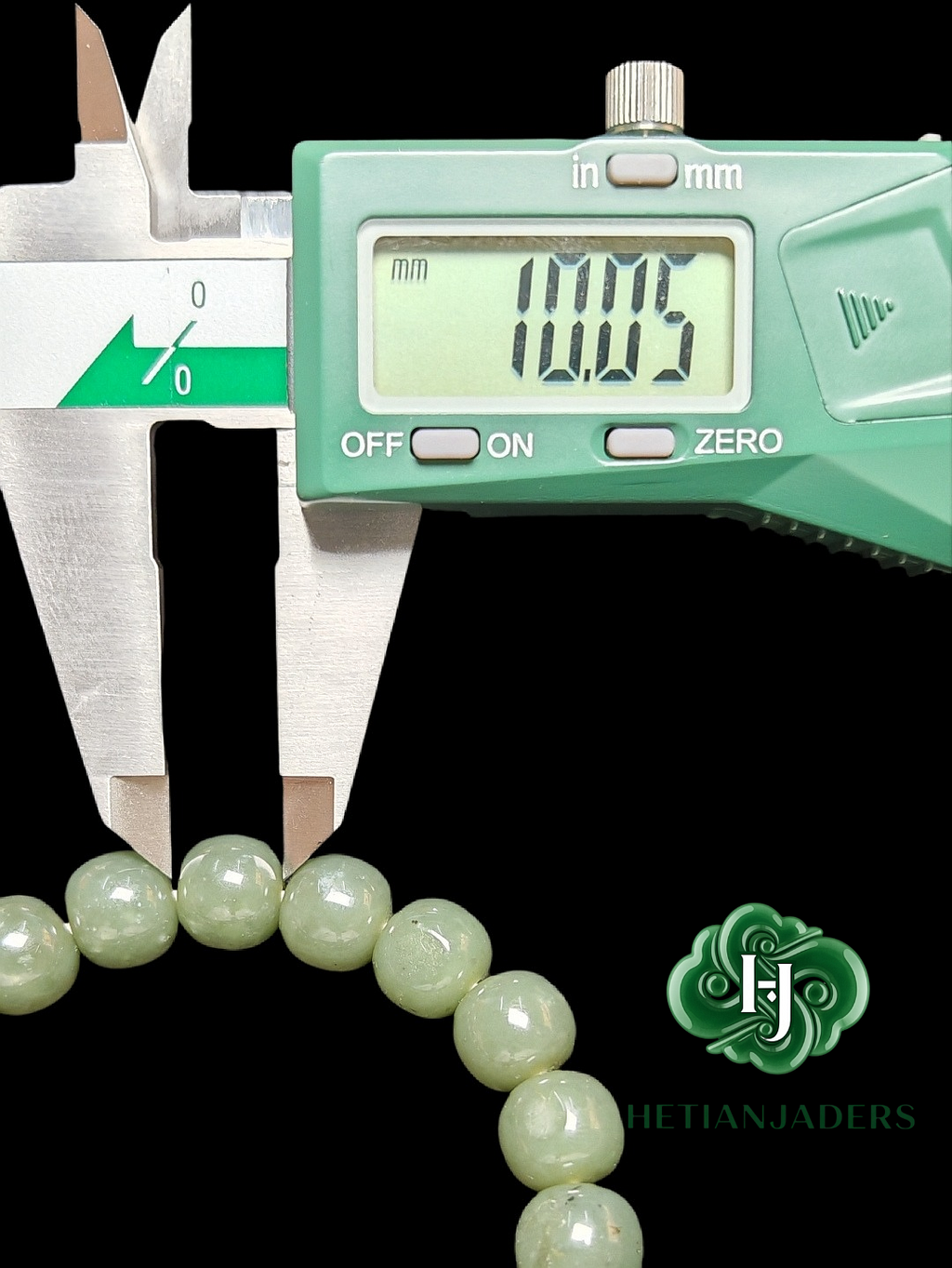 Authentic Hetian Seed ShaZhaoQing 11*10 Old Style Beads Jade Bracelet / 和田玉籽点墨蓝调沙枣青11*10老形珠手串